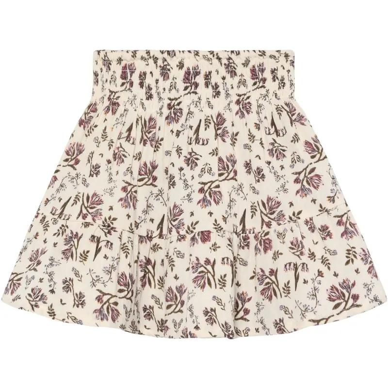 En Fant Eggnog Skirt Floral Woven 1