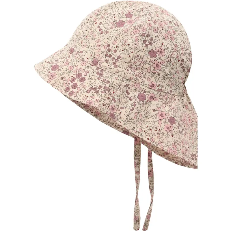 En Fant Eggnog Sun Hat Reversible - Upf 40+ 1