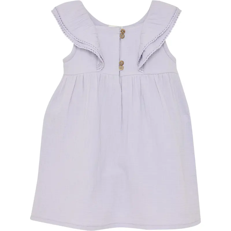 En Fant Purple Heather Dress Ss Muslin 1