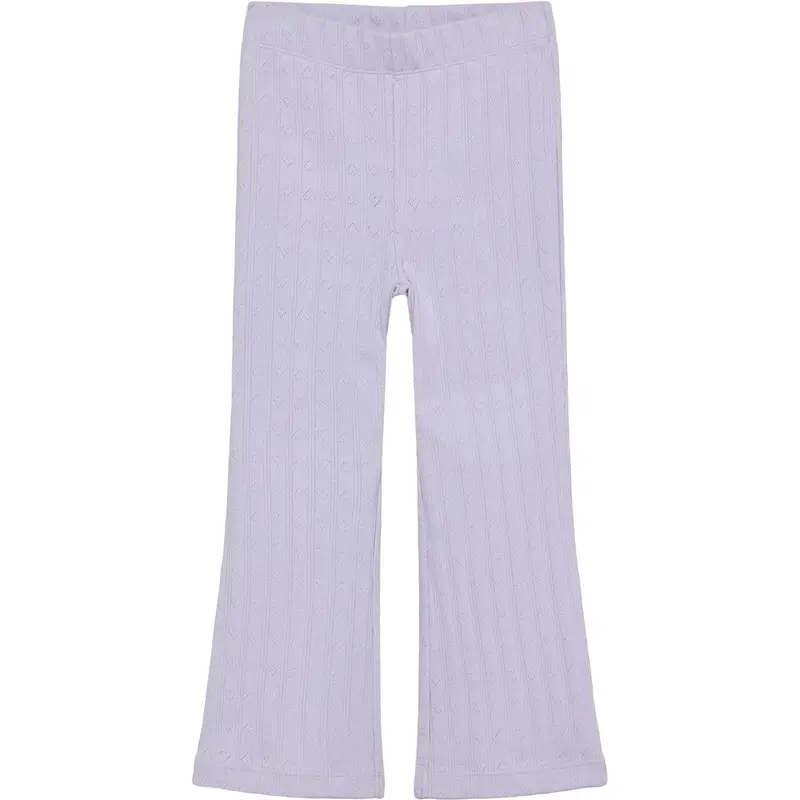 En Fant Purple Heather Leggings Pointelle 1