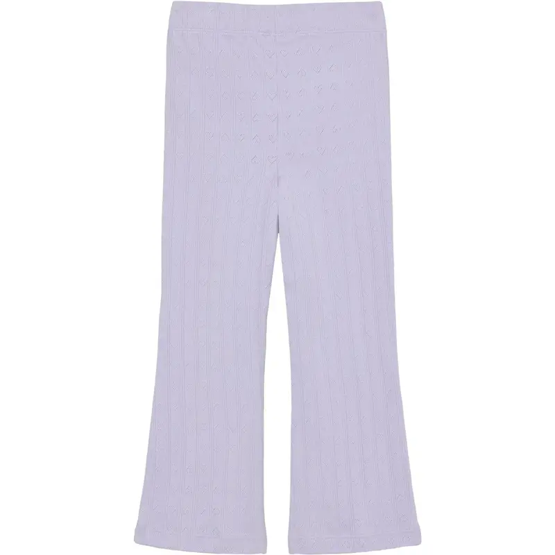 En Fant Purple Heather Leggings Pointelle 2