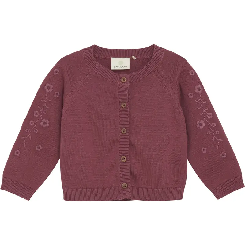 En Fant Roan Rouge Cardigan Knit 1