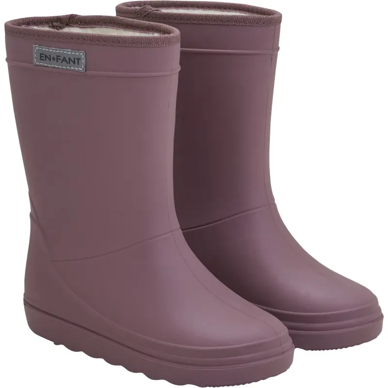 En Fant Rose Taupe Thermo Boots Solid 1