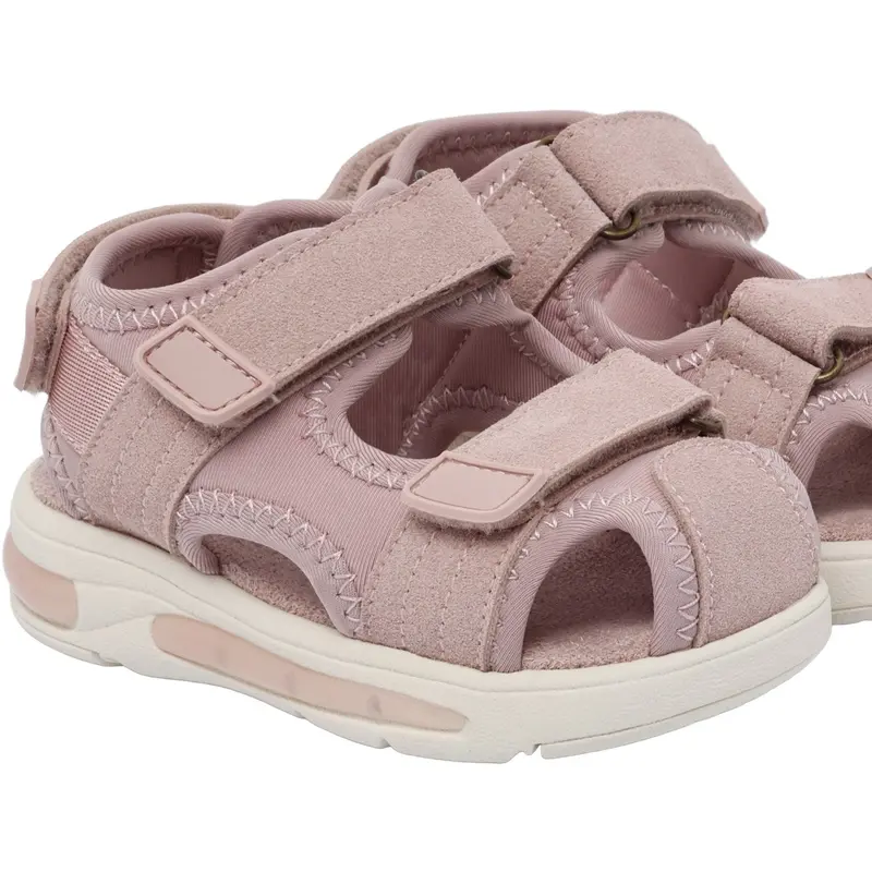 En Fant Sepia Rose Sandal Velcro Light Closed Toe 1