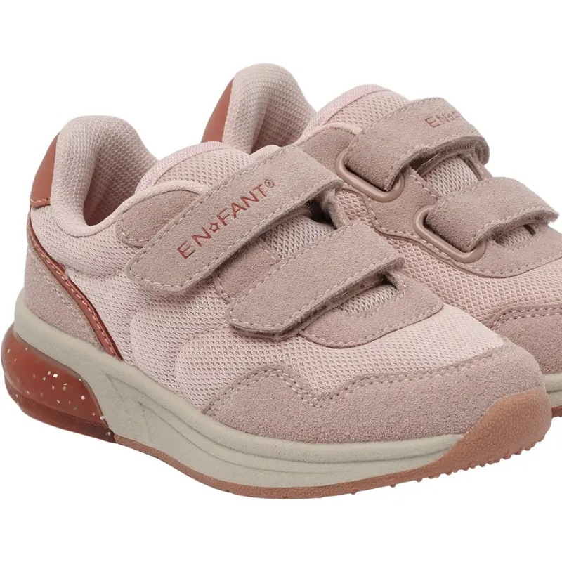 En Fant Sepia Rose Sneakers Velcro W. Light 1