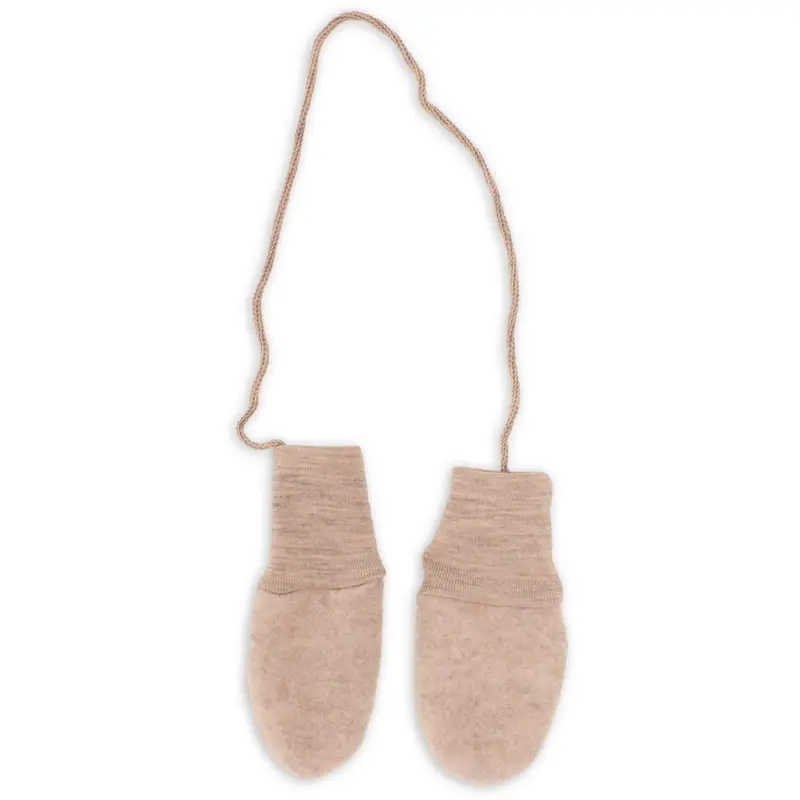 Engel Sand Mélange Baby Mittens 1