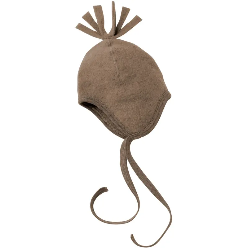 Engel Walnut Mélange Baby Hat 1