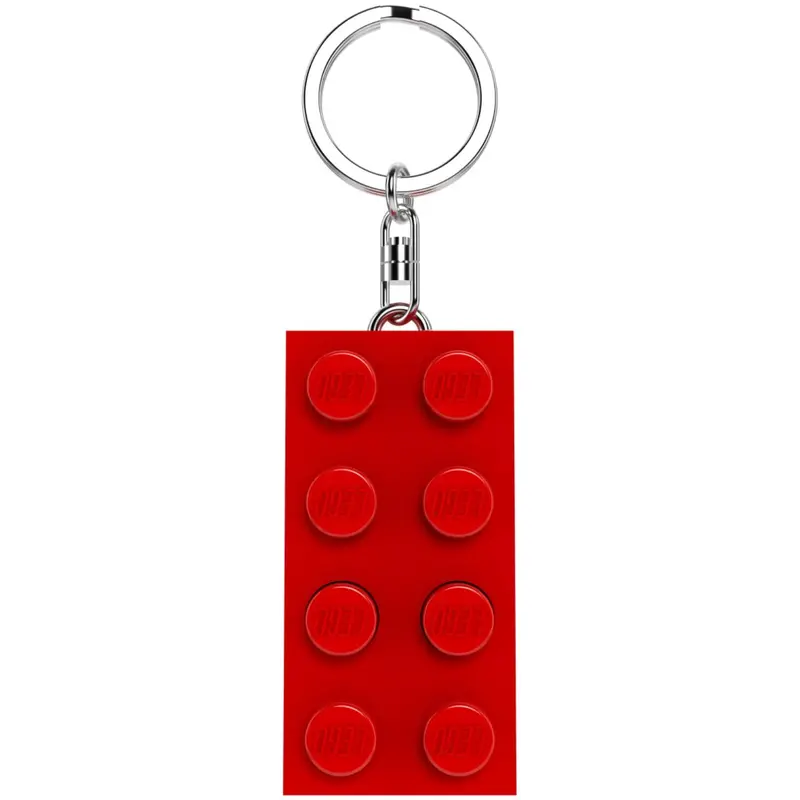 Euromic Lego® Minifigurines™ Keychain Light 2X4 Brick Red 1