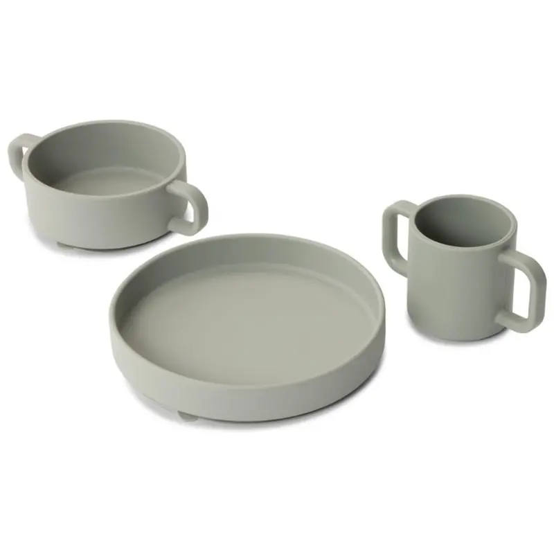 Everleigh & Me Charcoal Dinner Set 1