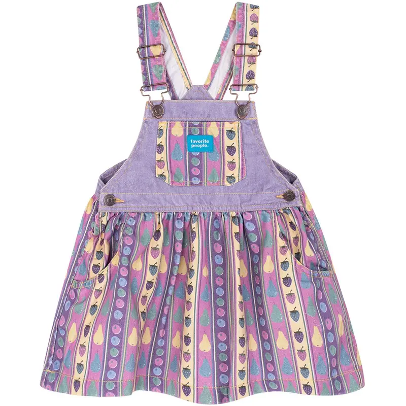 Favorite People Panna Cotta Skirt Overalls Kids 1