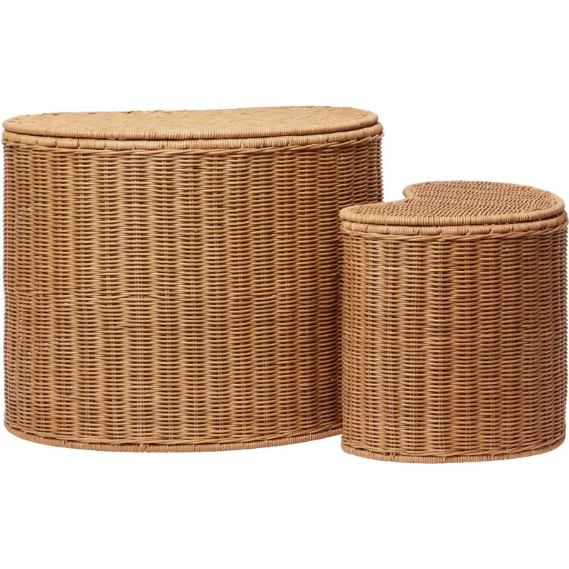 Ferm Living Natural Willora Braided Storage 2-Pack 1