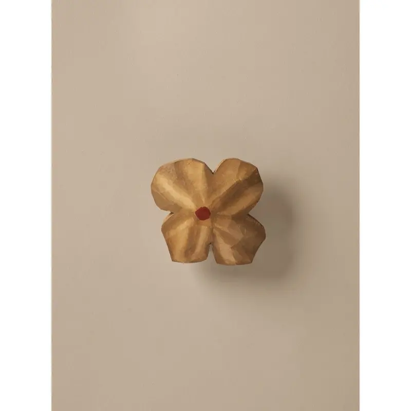 Ferm Living Tan Poesie Hand Carved Hook 2
