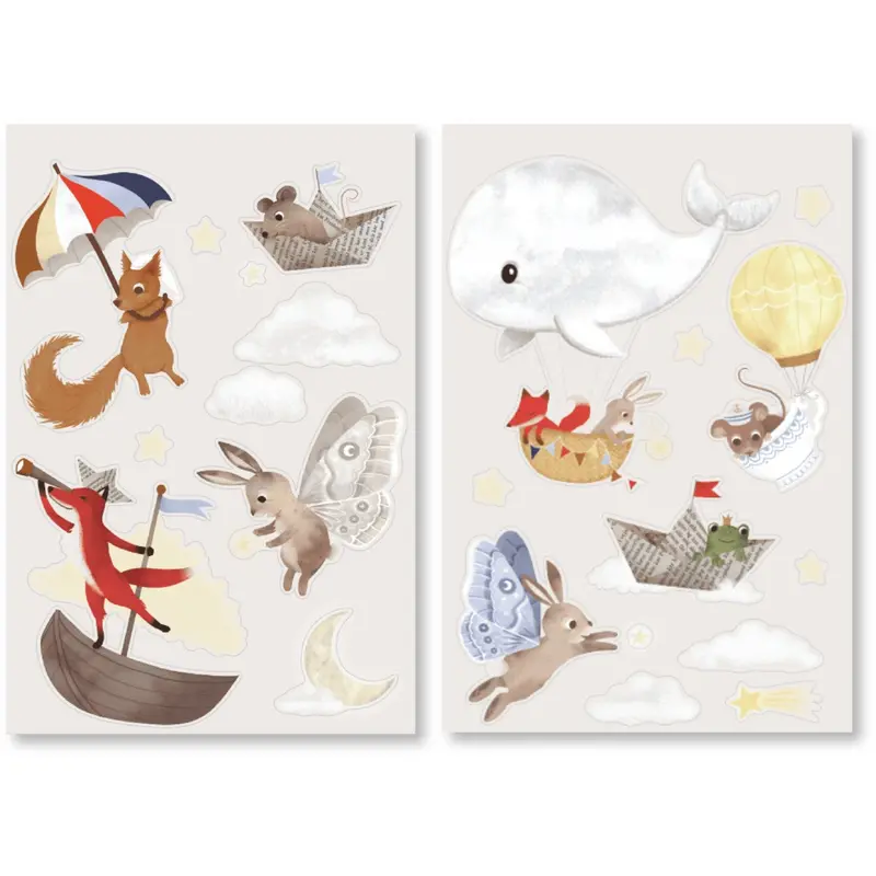 Filibabba Dreamy Adventurers Wallstickers 1