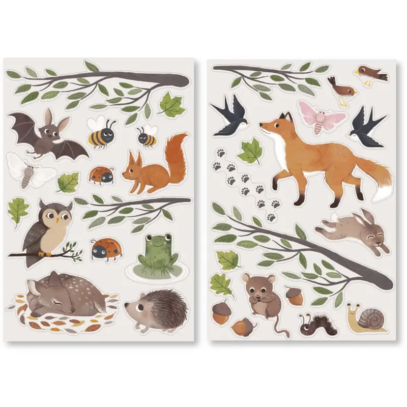 Filibabba Forest Friends Wallstickers 1