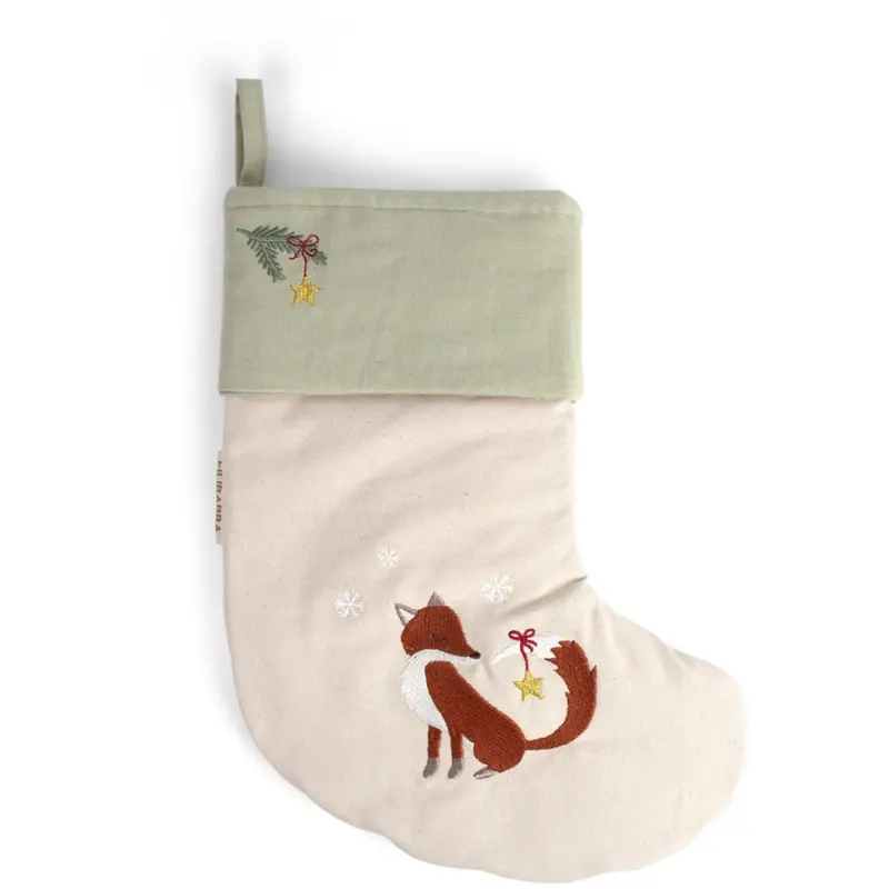 Filibabba Fox Embroidered Stocking Wonderful Winter 1
