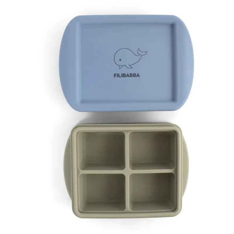 Filibabba Ocean Mix Baby Food Freezer Tray 4X65 Ml 2-Pack 1