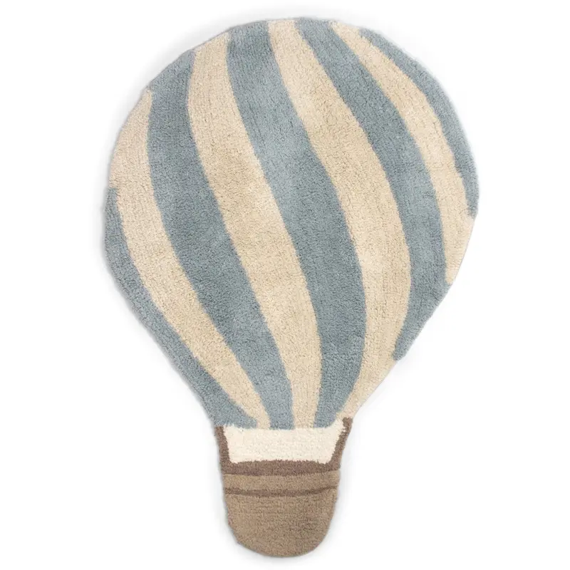 Filibabba Pearl Blue Tufted Rug Air Balloon 1