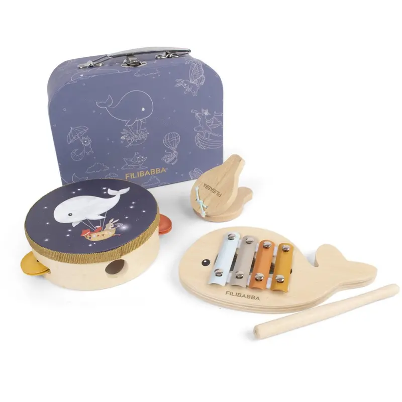 Filibabba Play Set My First Wooden Toy Instruments 1