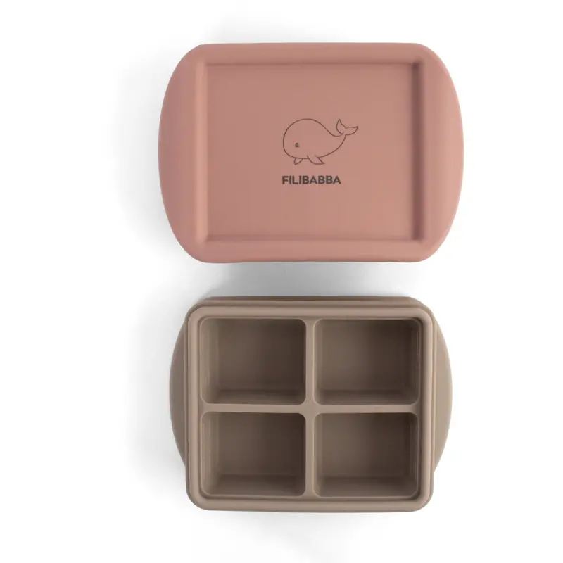 Filibabba Rose Mix Baby Food Freezer Tray 4X65 Ml 2-Pack 1