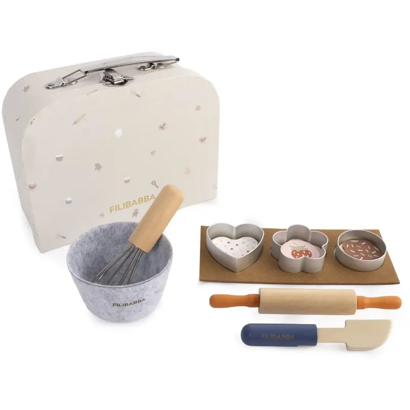 Filibabba Wood Play Set Little Baker 1