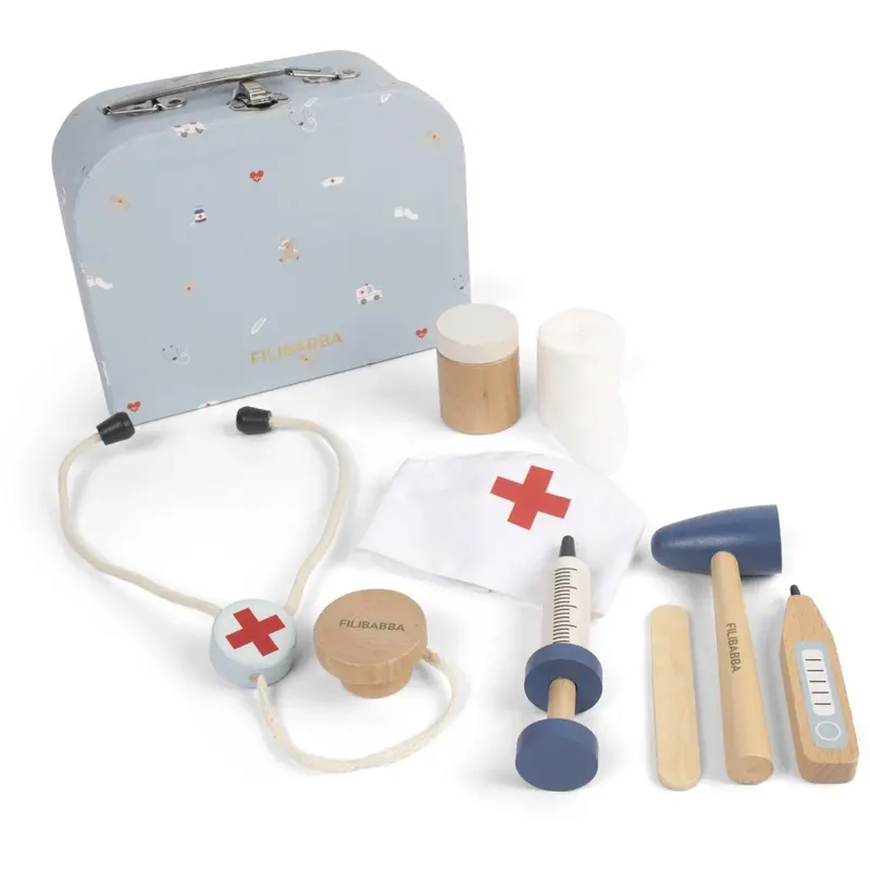 Filibabba Wood Play Set Little Doctor 1