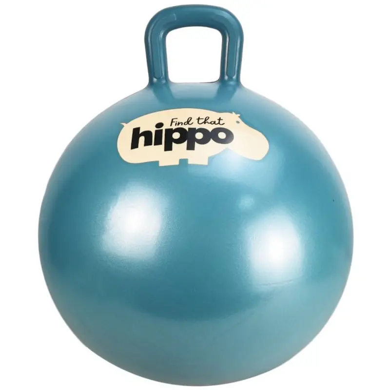 Find That Hippo Hoppebold - Color Mørk Cyan, Str. 45 Cm 1