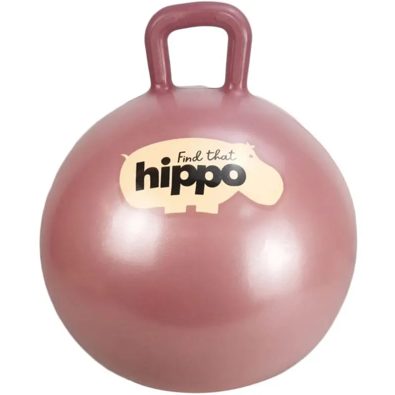Find That Hippo Hoppebold - Color Tyrkisk Rose, Str. 45 Cm 1