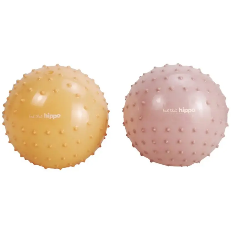 Find That Hippo Sanse-Bolde - Set With 2 Stk., Farver Buff & Rosy Brown 1
