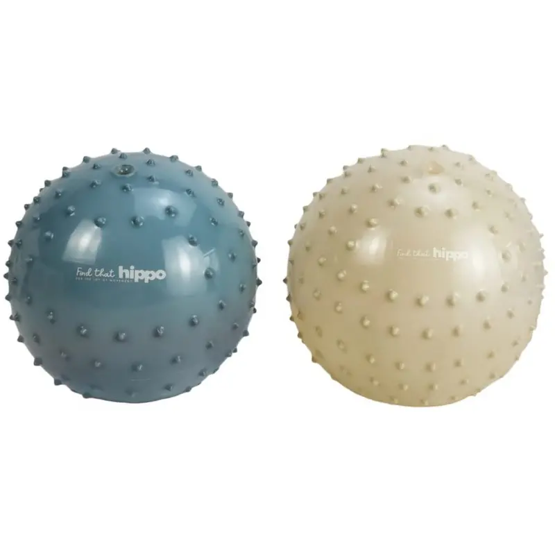 Find That Hippo Sanse-Bolde - Set With 2 Stk., Farver Metallic Blue & Khaki 1
