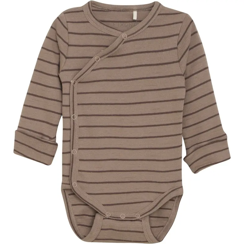 Fixoni Mocha Meringue Wrap Body Ls Rib 1