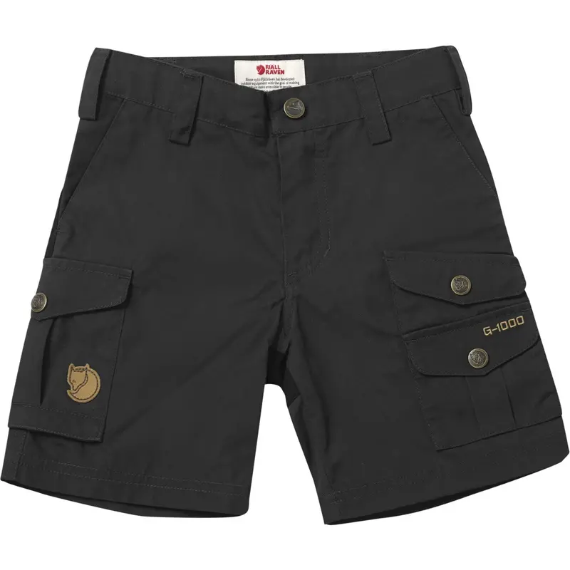 Fjällräven Dark Grey Kids Vidda Shorts 1