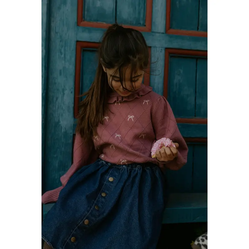 Fliink Ash Rose Alon Bow Blouse 5