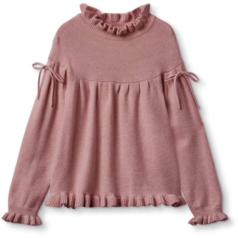 Fliink Ash Rose Kino Ls Knit Blouse 1