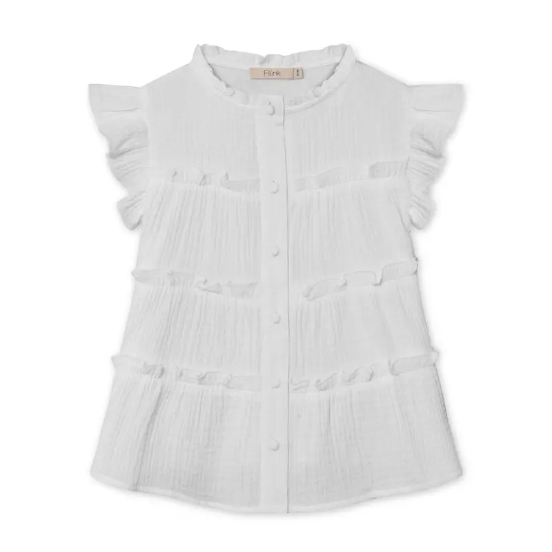 Fliink Cloud Dancer Cha Cha Tunic Top 1