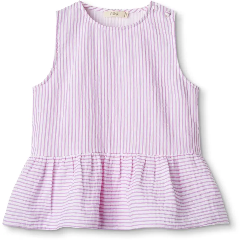 Fliink Cloud Dancer Pink Stripe Ciao Stripe Top 1