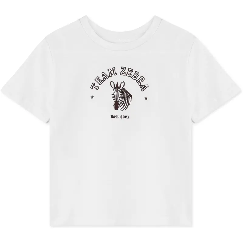 Fliink Cloud Dancer Sommer Zebra T-Shirt 1
