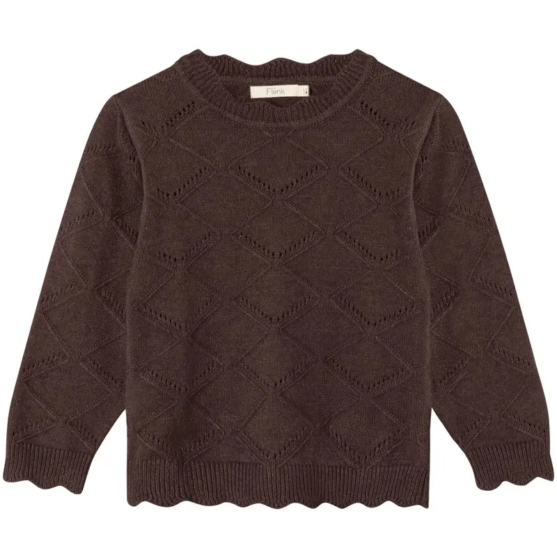 Fliink Coffee Bean Emily Knit Pullover 1