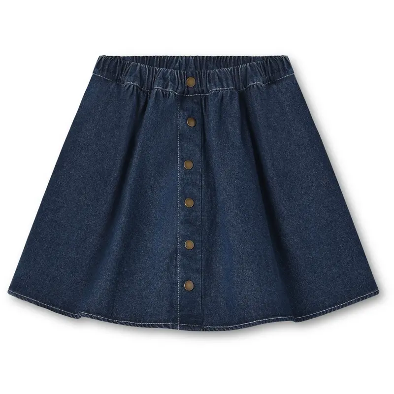 Fliink Dark Denim Blue Don Denim Skirt 1