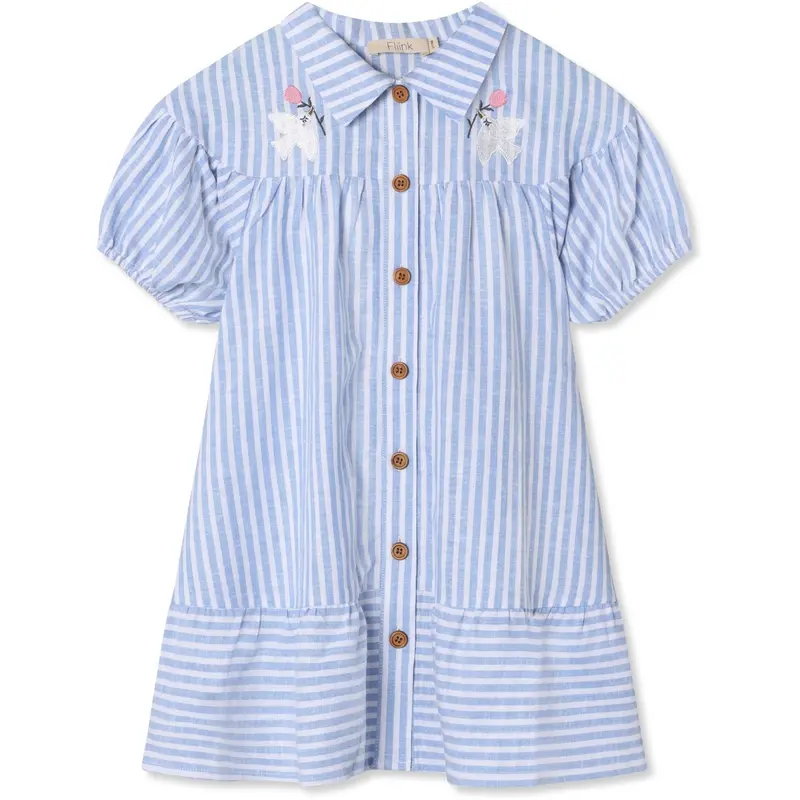 Fliink Dream Blue/ Cloud Dancer Vira Dress 1