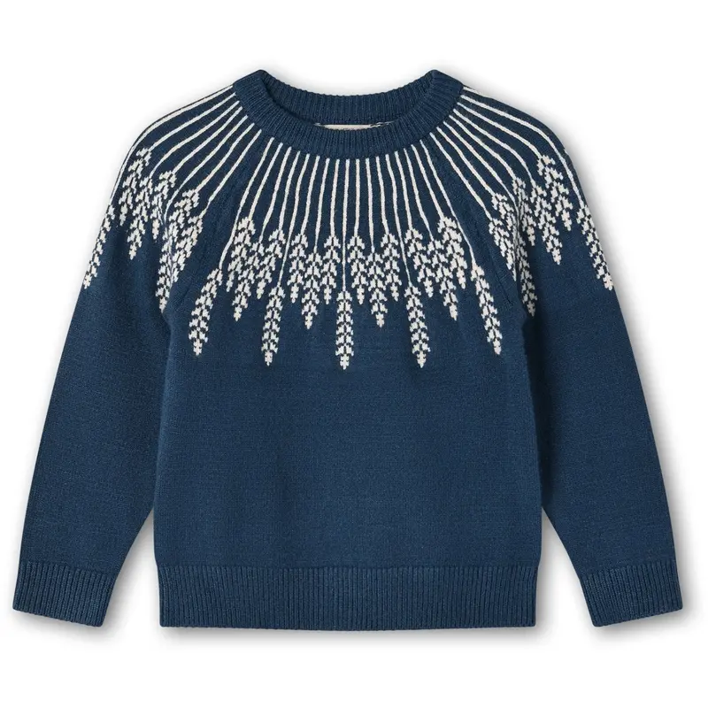 Fliink Insignia Blue Alon Leaf Pullover 1