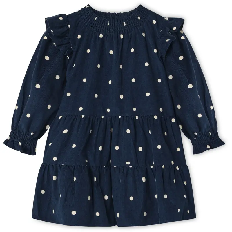 Fliink Insignia Blue Aop Dolly Dot Dress 1