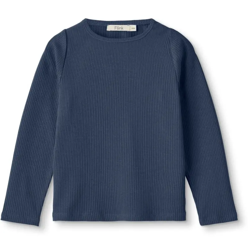 Fliink Insignia Blue Kenna Ls Blouse 1