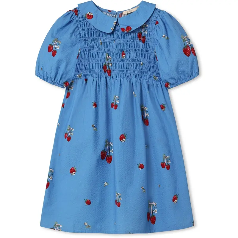 Fliink Marina Blue Aop Elma Ss Dress 1