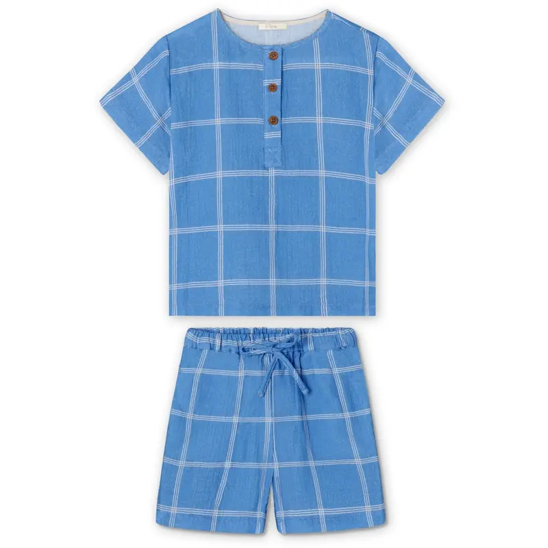Fliink Marina Check Cha Cha Shorts Set 1