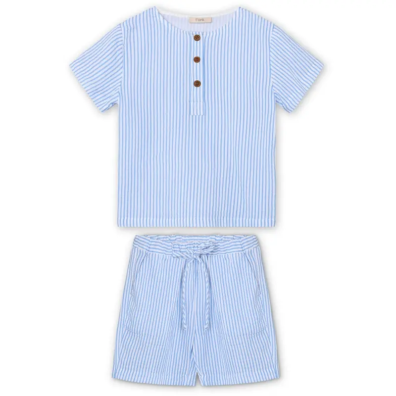 Fliink Marina Stribed Cha Cha Shorts Set 1