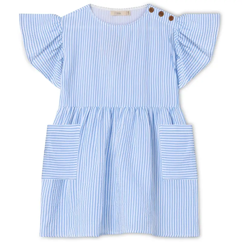 Fliink Marina Stribed Cha Cha Ss Dress 1