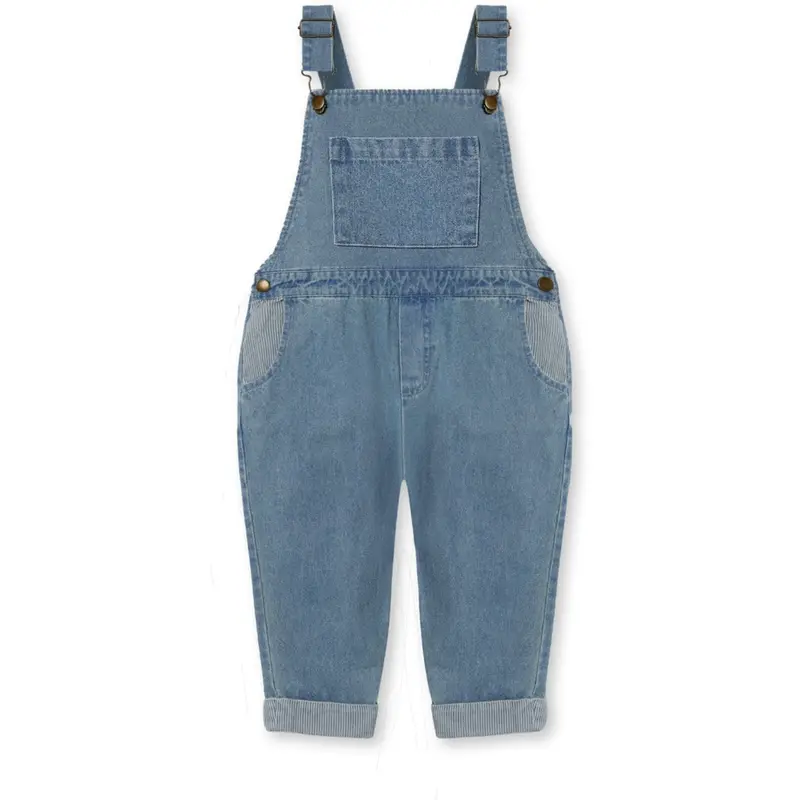 Fliink Medium Denim Blue Don Contrast Overall 1