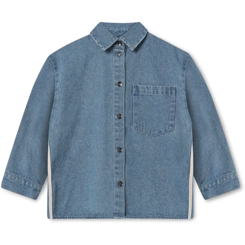 Fliink Medium Denim Blue Donny Blouse 1