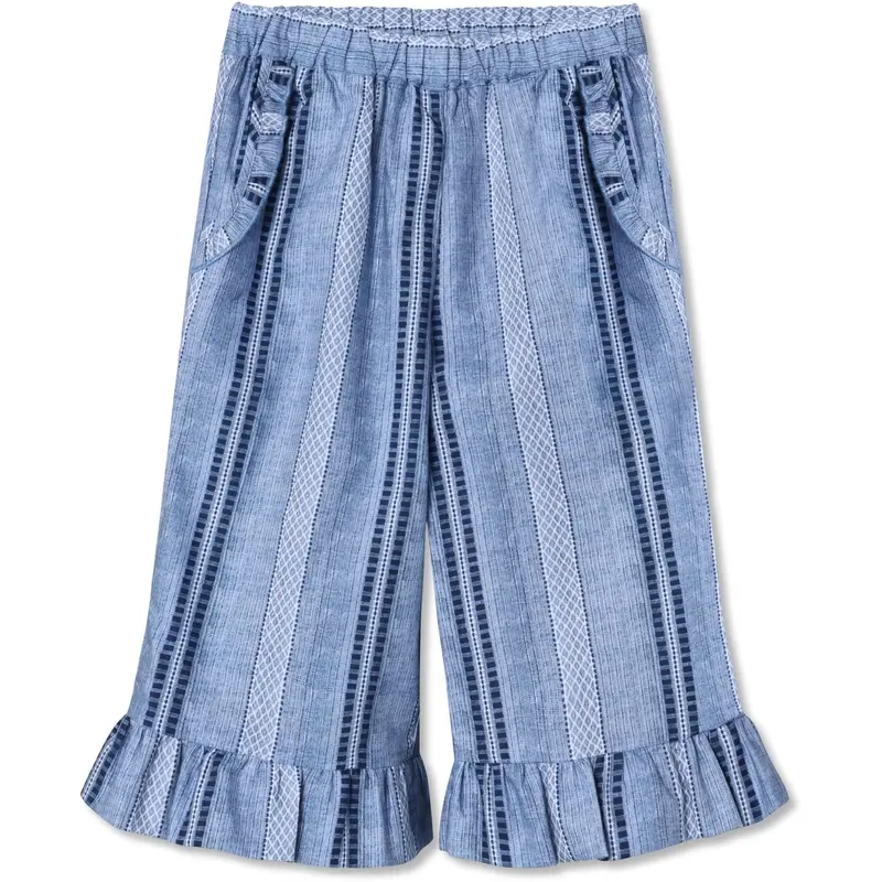Fliink Navy Amie Ruffle Pants 1