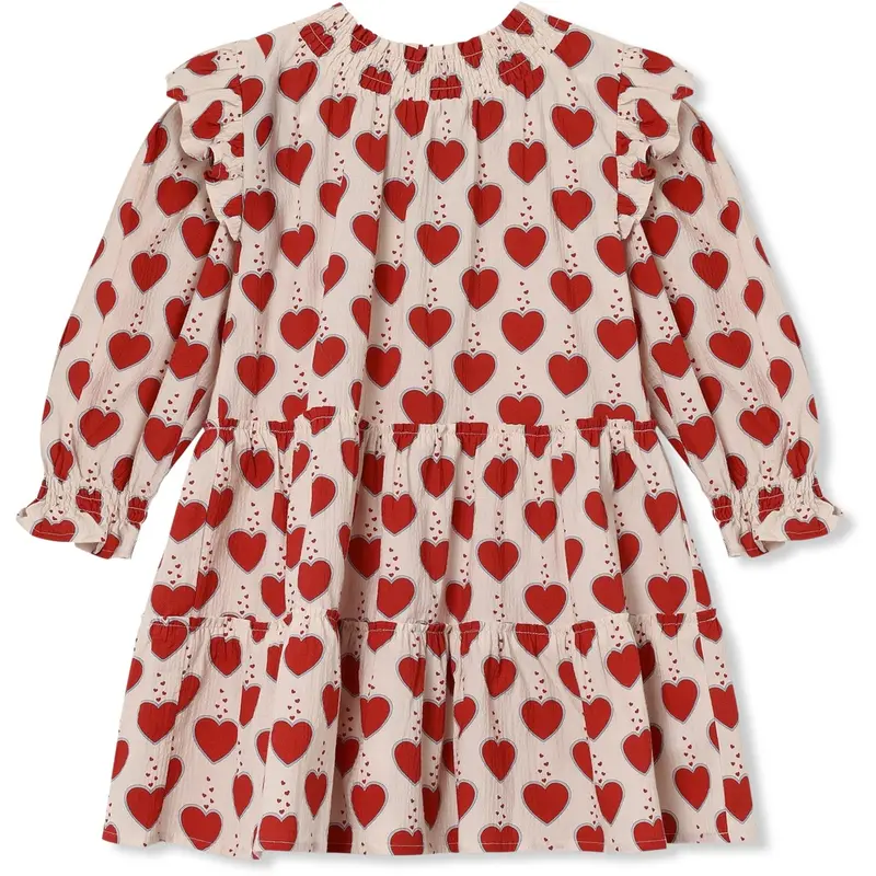 Fliink Sandshell Aop Winter Heart Dress 1